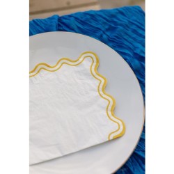 10 tovaglioli Mix&Match - Giallo e Bianco. n2