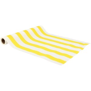 Runner da tavolo in tessuto Mix&Match - Giallo e Bianco