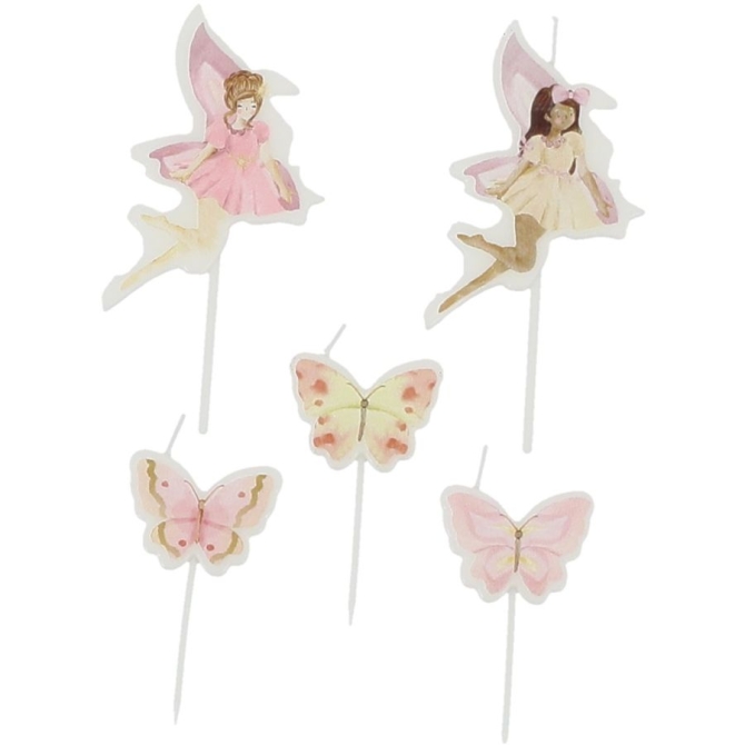 5 candele Fairy World 