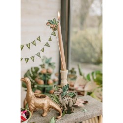 6 display di dinosauri verdi. n4