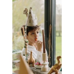 6 cappelli da dinosauro verdi. n4