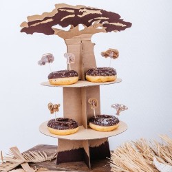 Espositore Safari - Kraft,  Mocha e Oro. n1