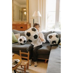 Palloncino in foil a elio a forma di pallone da calcio bianco e nero -  55 cm. n2