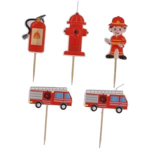 5 candele da pompiere