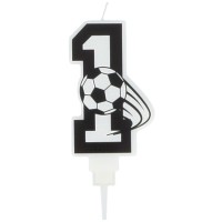 Candela da calcio numero 1 - 8,5 cm