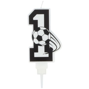 Candela da calcio numero 1 - 8,5 cm