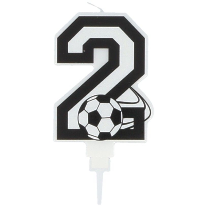 Candela da calcio numero 2 - 8, 5 cm 