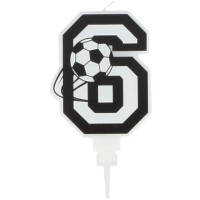Candela da calcio numero 6 - 8,5 cm