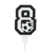 Candela da calcio numero 8 - 8,5 cm