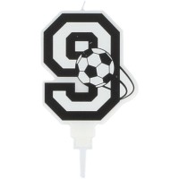 Candela da calcio numero 9 - 8,5 cm