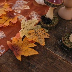 Set di 50 foglie d acero nei colori autunnali - 10 cm. n5