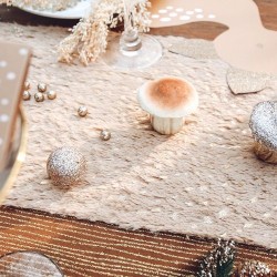 Set di 7 funghi in schiuma di colore naturale. n1