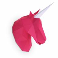 Trofeo Piccolo Unicorno Rosa - Carta 3D