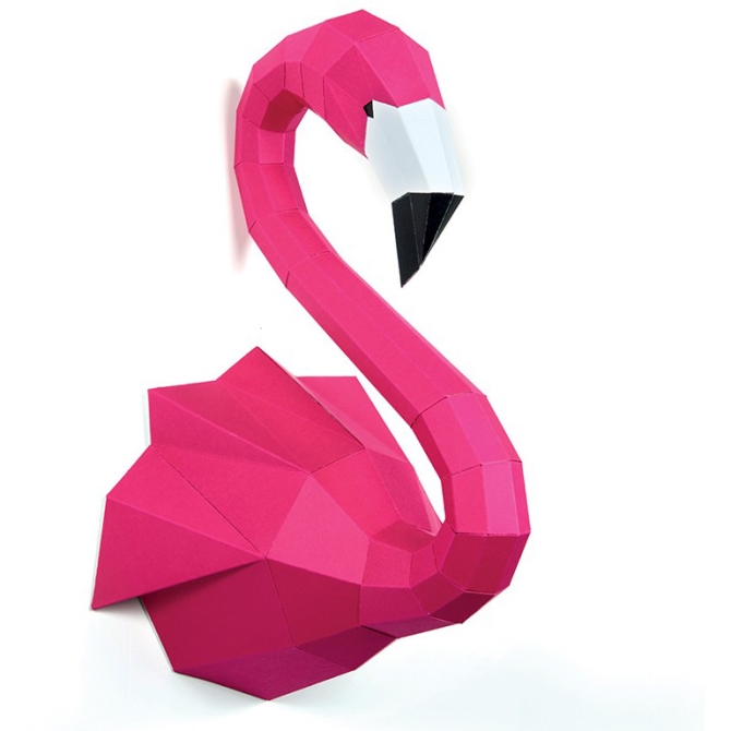 Trofeo Fenicottero Rosa - Carta 3D 