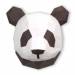 Trofeo Muso Panda - Carta 3D. n1