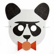 Maschera Piccolo Panda da montare - Carta
