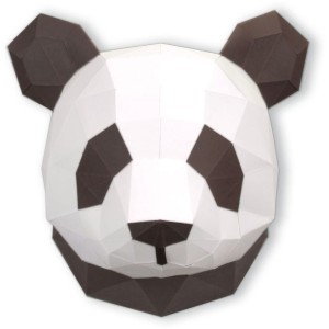 Trofeo Muso Piccolo Panda - Carta 3D