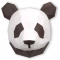 Trofeo Muso Piccolo Panda - Carta 3D images:#0