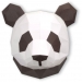 Trofeo Muso Piccolo Panda - Carta 3D. n°1