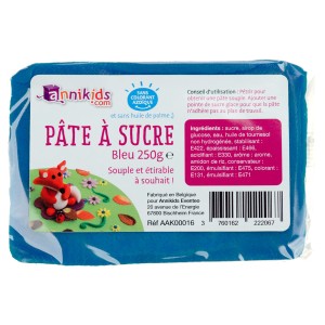 Pasta di zucchero 250g - Blu