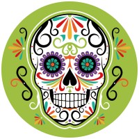 Disco di zucchero Halloween Calavera