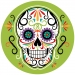 Disco di zucchero Halloween Calavera. n1