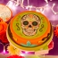 Disco di zucchero Halloween Calavera