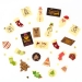 24 piccoli regali di cioccolato (max 6 cm) - Calendario dell Avvento. n1