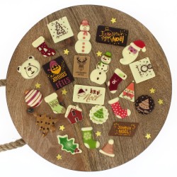 24 piccoli regali di cioccolato (max 6 cm) - Calendario dell Avvento. n1