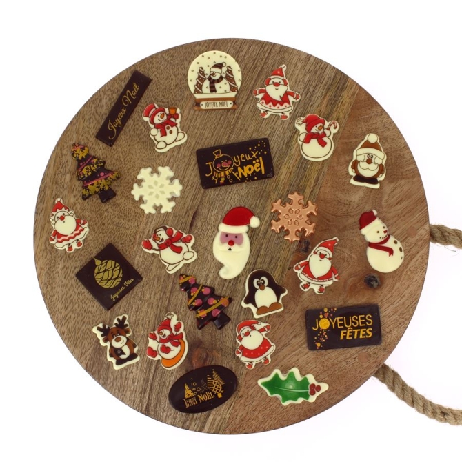 24 piccoli regali di cioccolato (max 5 cm) - Calendario dell Avvento 
