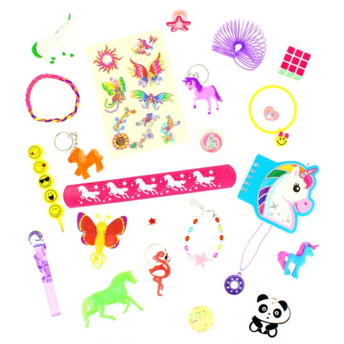 24 giocattoli per bambine (max 10 cm) - Calendario dell Avvento 