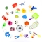 24 giocattoli per bambini (max 11 cm) - Calendario dell'Avvento images:#0