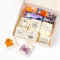 Kit di 12 marshmallow di Halloween da decorare. n1