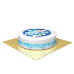 Contorni di torta - Stelle di neve. n1