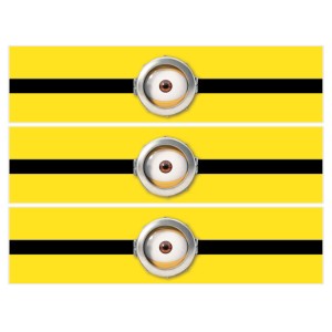 Contorni per torta di zucchero  Minions