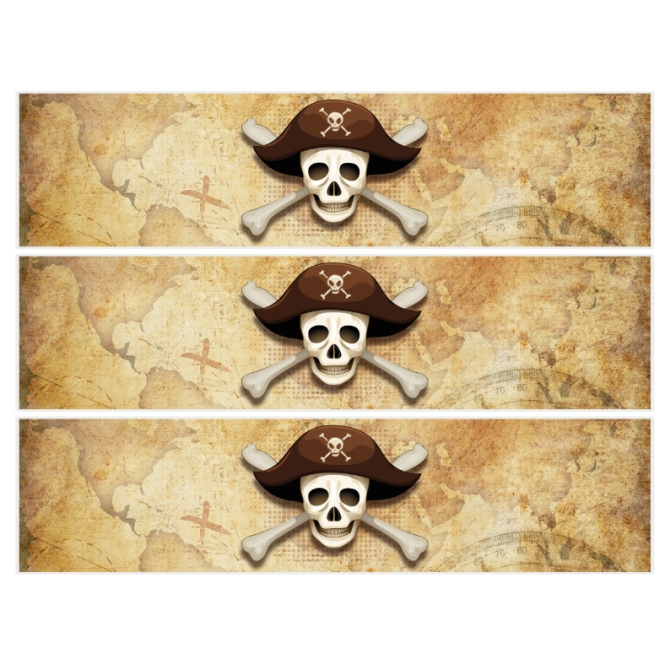 Contorni di torta - Pirata dell Isola Fantasma 