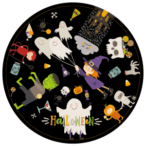 Disco torta Halloween Party (19 cm)
