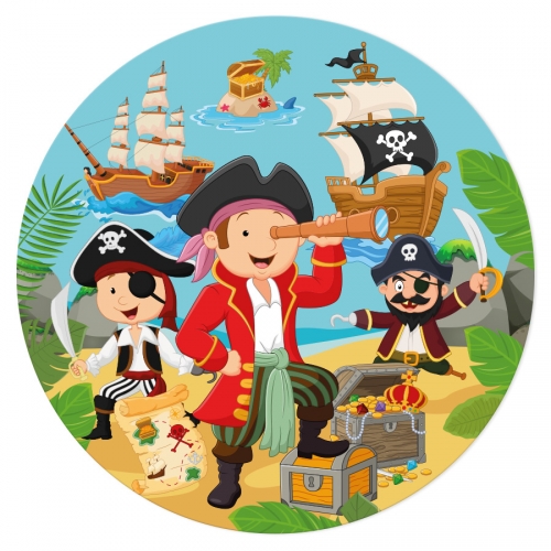 Disco di zucchero Piccolo pirata (19 cm) 