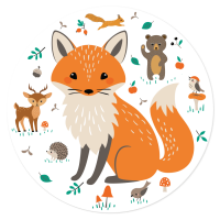 Disco torta Joli Fox (19 cm)