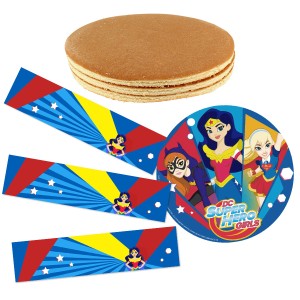 Kit torta Super Hero Girls