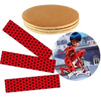 Kit torta Ladybug - Pan di spagna classico