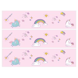 Kit torta Unicorno arcobaleno. n3