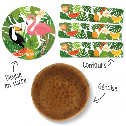 Kit torta Tropicale 