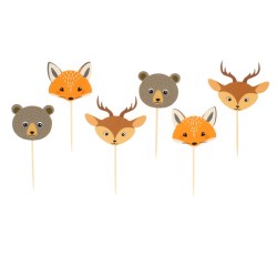 Kit Cupcakes Animali della foresta - Riciclabile. n1