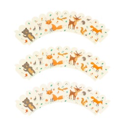 Kit Cupcakes Animali della foresta - Riciclabile. n2