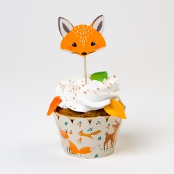 Kit Cupcakes Animali della foresta - Riciclabile. n3