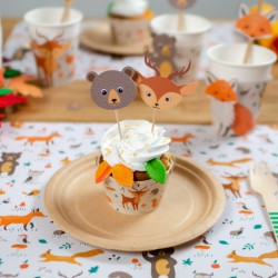 Kit Cupcakes Animali della foresta - Riciclabile. n4