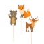 Cake Toppers Animali della foresta - Riciclabile