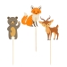 Cake Toppers Animali della foresta - Riciclabile. n2
