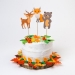 Cake Toppers Animali della foresta - Riciclabile. n3